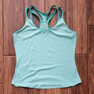 Nike Mint Green Racerback Athletic Tank Top